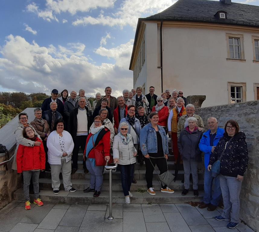 Begeisterte Teilnehmer der Tagesfahrt
