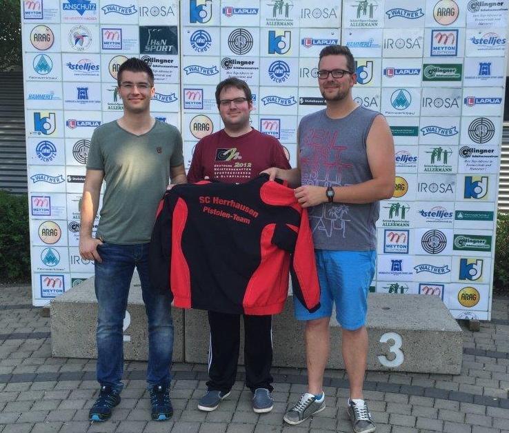 Dennis Beer, Timo Schulze und Philip Aranowski erreichten bei der Landesmeisterschaft den 4. Platz